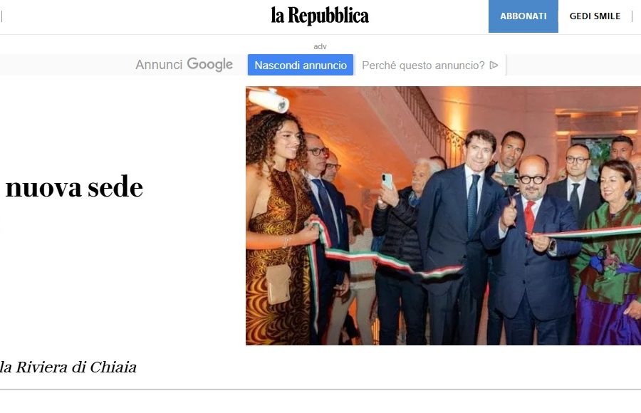 la Repubblica: Inaugurata la nuova sede dell’Acen.