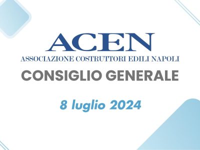 Consiglio Generale ACEN – Lunedì 8 luglio