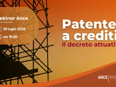 Patente a crediti – Webinar ANCE