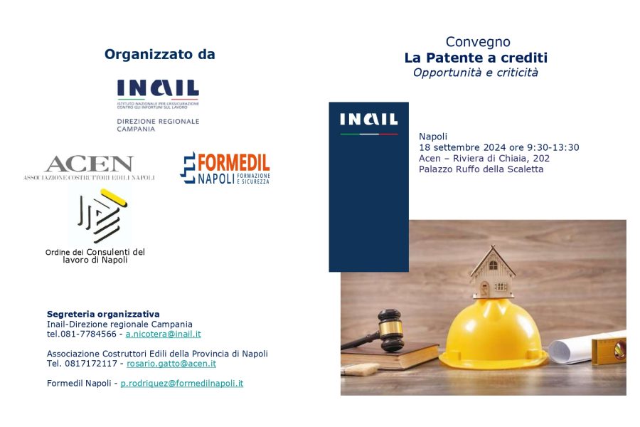 Patente a crediti – Convegno in Acen