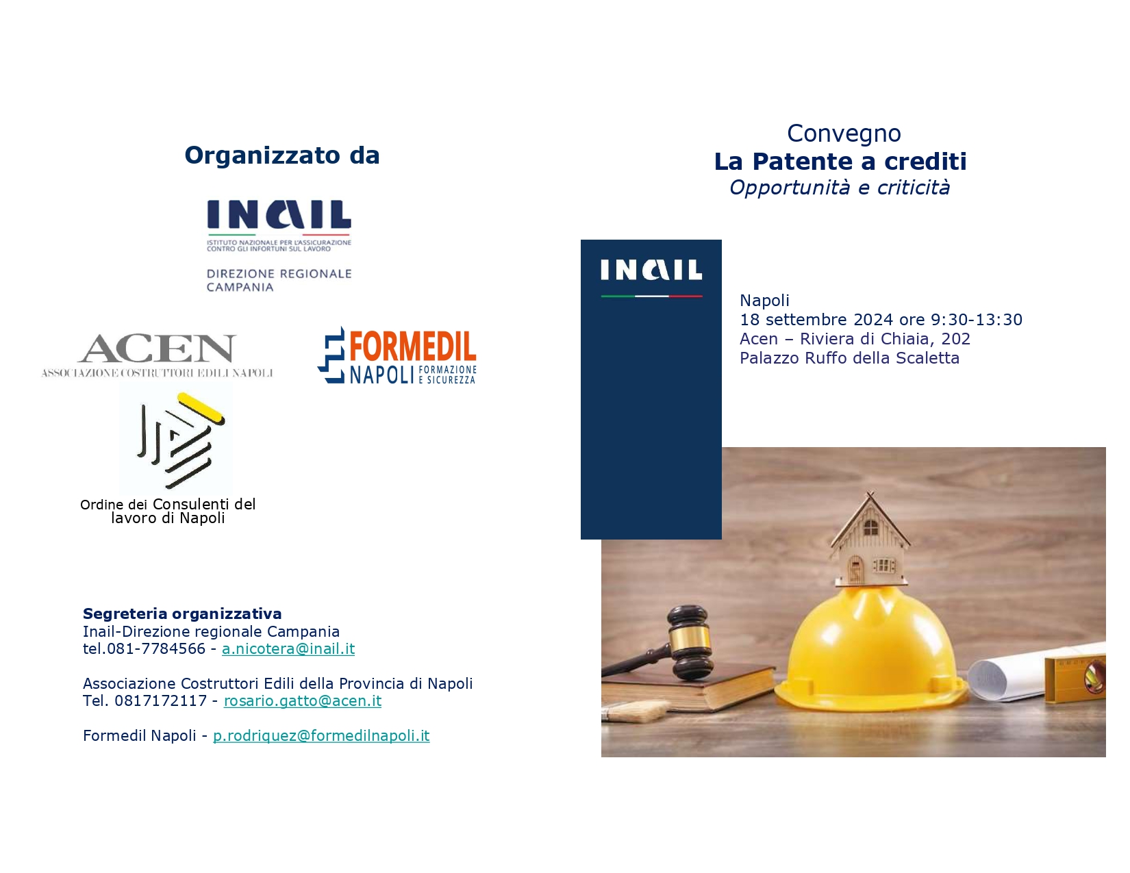 Patente a crediti – Convegno in Acen