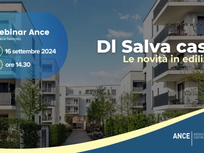 Webinar DL Salva casa: le novità in edilizia